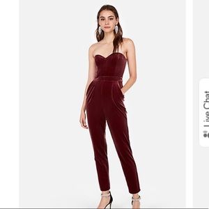 Express Velvet Jumpsuit